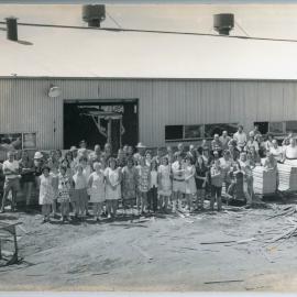 Staff of the Pacific Plywood and Timber mill
