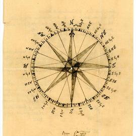Maritime chart and notes