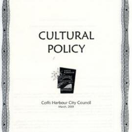 Cultural Policy, March 2001