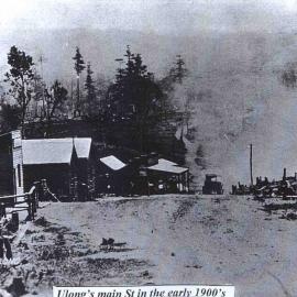 Ulong's main street in the early 1900s