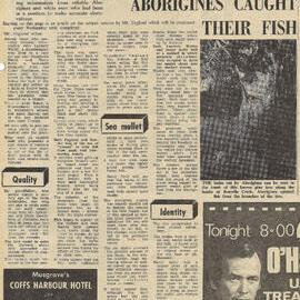 Aboriginal fishing methods, 3 - 24 January 1973