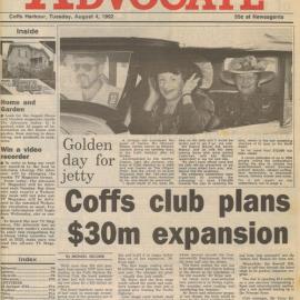 Commemorating the Jetty centenary, 4 August 1992