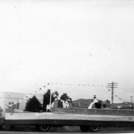 Caba & Sons' float in the Coronation procession, 2 June 1953