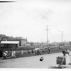The Billy Cart Derby passes the Coffs Harbour High School, 21 October 1950