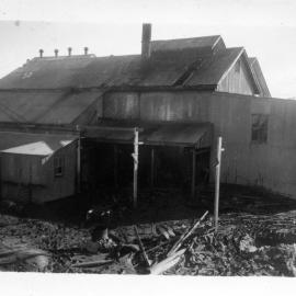 After the flood at Raleigh butter factory, c.1946