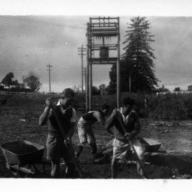 After the flood at Raleigh butter factory, c.1946