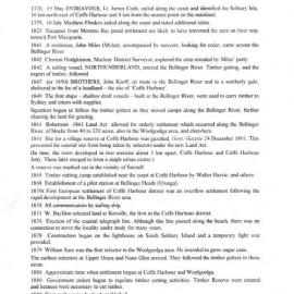 Coffs Harbour Thematic History