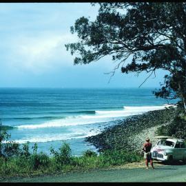 Bob McTavish and the ’48 Holden, Noosa – 1966
