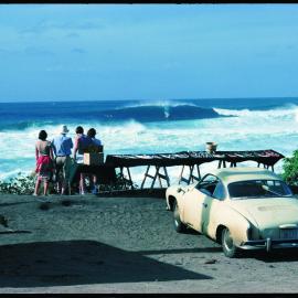 She sell seashells, Sunset Beach, Hawaii – 1976