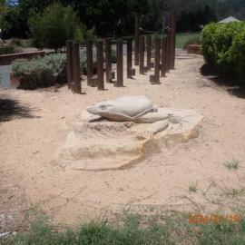 Goanna Sculpture, Diggers Beach Playground
