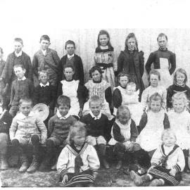 Students at Karangi Public School, mid 1890s