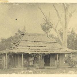 Phoebe and John Carrall's home, High Street, Coffs Harbour, 1892-1895