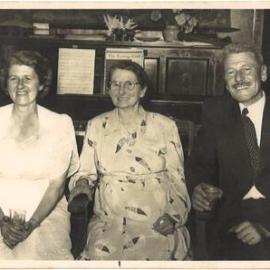 Adele and Don Patterson on their silver wedding anniversary, 1953