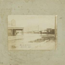 Flooding on Bray's Corner, Coffs Harbour, 1914