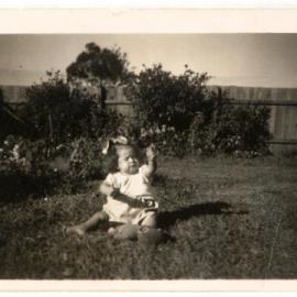 Photograph of Valda Partridge as a baby