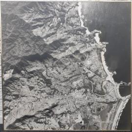 Aerial photograph of Coffs Harbour, pre 1980s