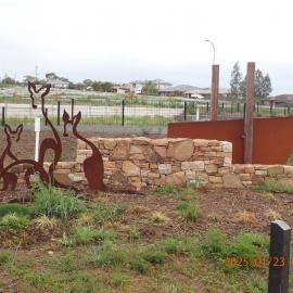 Kangaroo sculpture, cnr Tasman Street and Thornbill Crescent, Corindi Beach