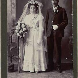 Wedding Portrait of Lucy and Len