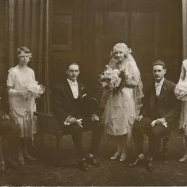 Portrait of Unknown Bridal Party