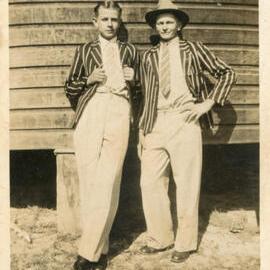 Ray Toovey and Frank Tuckey of Woolgoolga, c.1950
