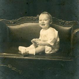 Baby photo of Donald Jack Glynn, c. 1917