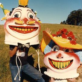 Mr and Ms Banana masks, 1996