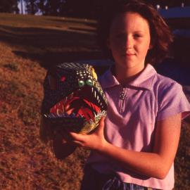Child with mask