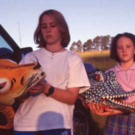 Children with masks