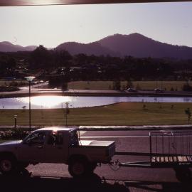 Southern Cross University Campus looking at the roundabout on Hogbin Dr