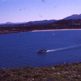 Boat leaving the harbour