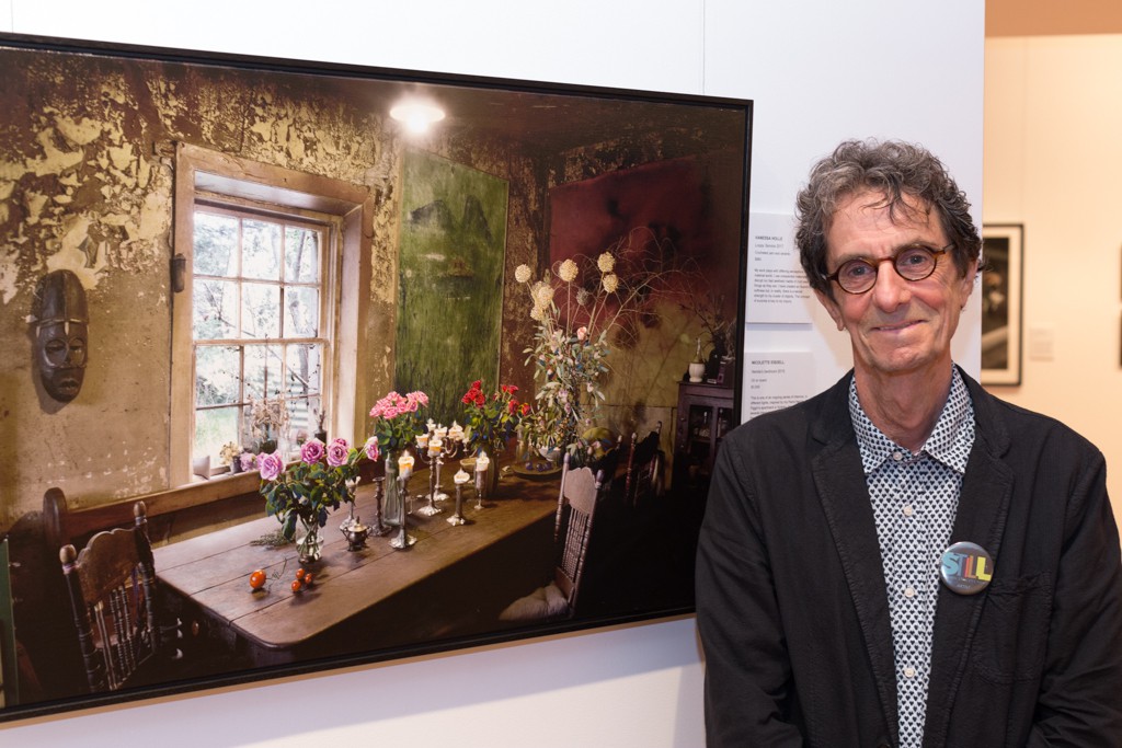 Greg Weight at Still 2017 with his piece 'Bohemian Table'.