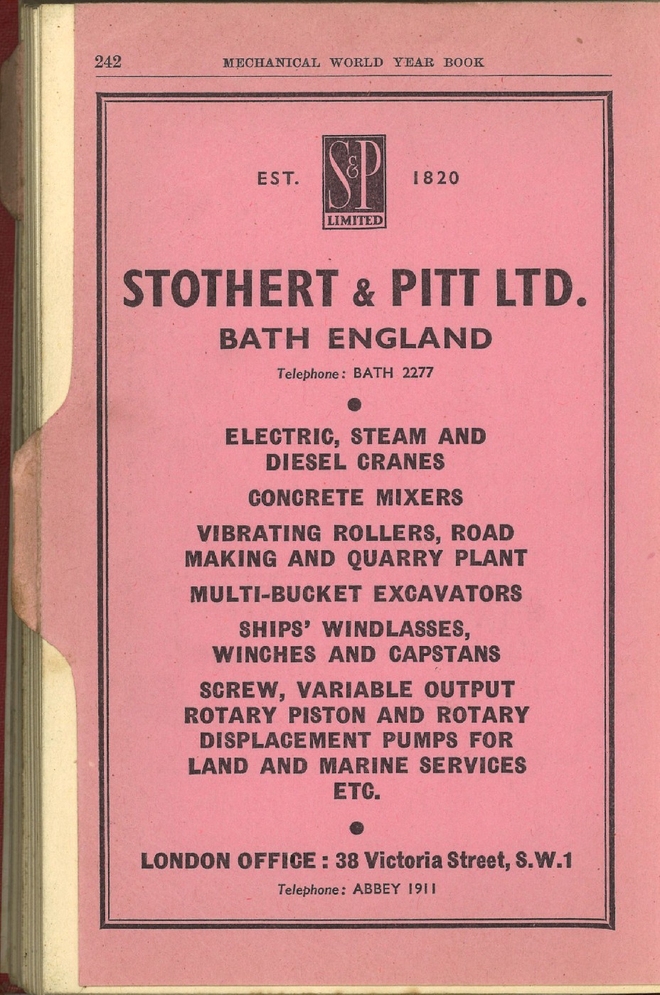 Mechanical World Year Book 1954, p.242