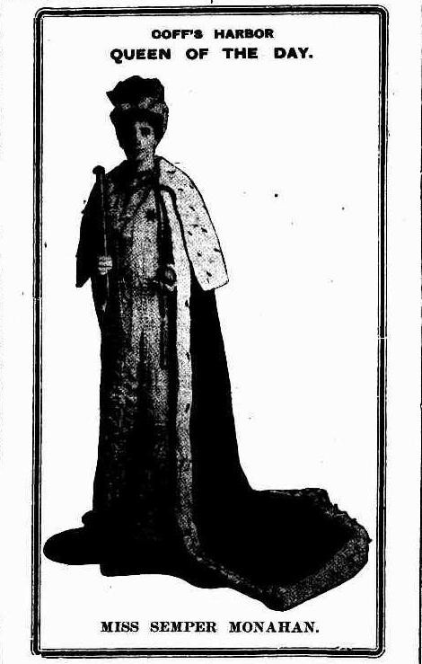 COFF'S HARBOR (1916, August 19). Daily Examiner (Grafton, NSW : 1915 - 1954), p. 4. http://nla.gov.au/nla.news-article194810702COFF'S HARBOR (1916, August 19). Daily Examiner (Grafton, NSW : 1915 - 1954), p. 4. http://nla.gov.au/nla.news-article194810702