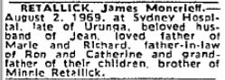 Sydney Morning Herald, 4 August 1969