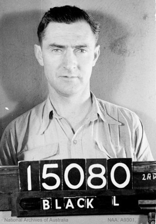 Leonard Black. 
Photograph from National Archives of Australia. A9301