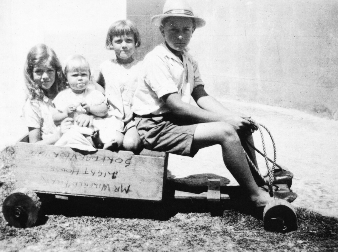 Norma, Fay, Mercedes (Toni), and Ronald Tulk

Set of South Solitary Island historical photographs,Coffs Collections, https://coffs.recollect.net.au/nodes/view/56458