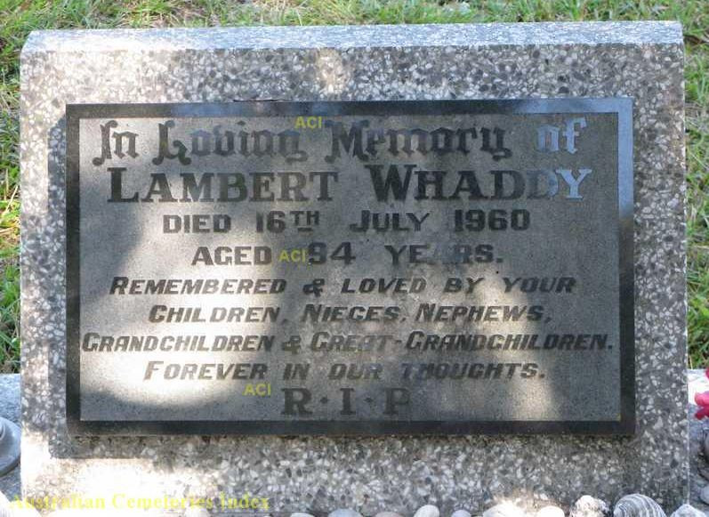 Australian Cemetery Index
https://austcemindex.com/inscription?id=7463169
