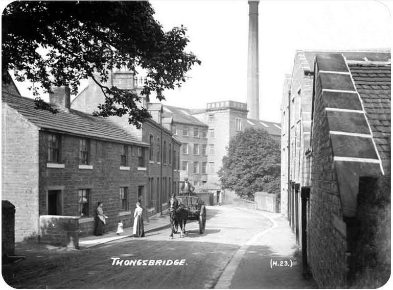 The hometown of Captain Charlesworth: Thongsbridge
in (now) West Yorkshire
England