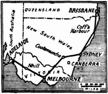 BY AIR TO ADELAIDE (1936, December 16). The Courier-Mail (Brisbane, Qld. : 1933 - 1954), p. 15. http://nla.gov.au/nla.news-article36998994